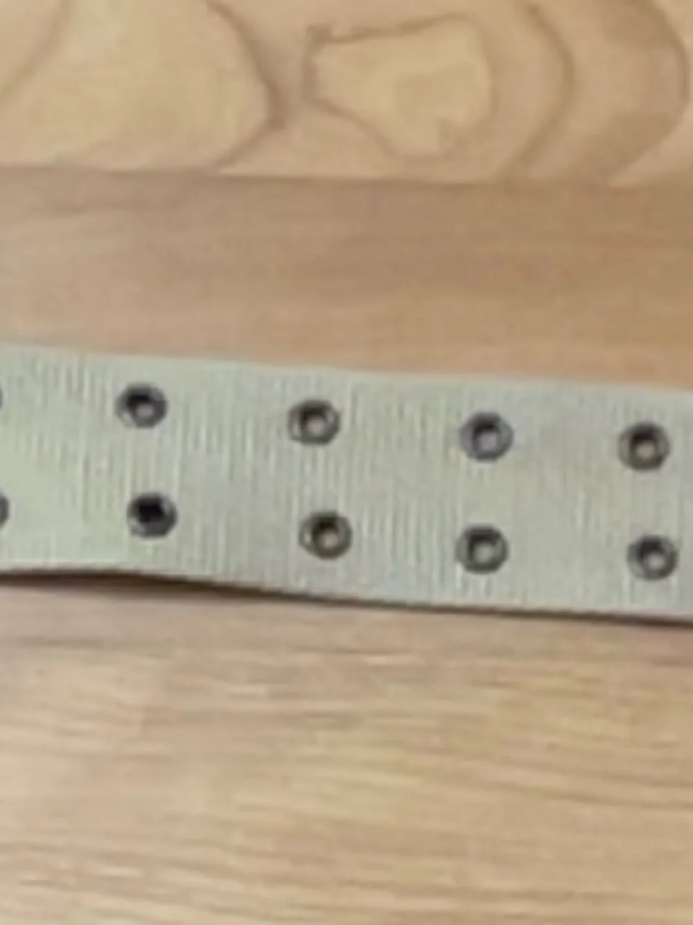 Tan 2 Row Metal Grommet Canvas Belt